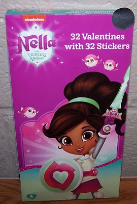 Valentines Day Cards (Box of 32) Nickelodeon Nella The Princess Knight  - Image 1 of 2