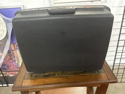 Vintage Delsey Club Hardside black  Luggage Suitcase 21x16x8 - Image 1 of 4