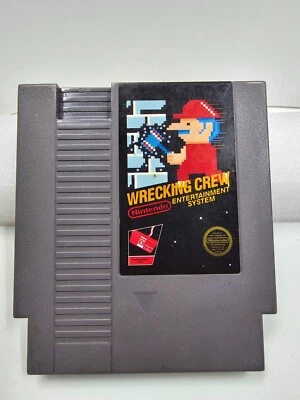 Wrecking Crew (NES Nintendo Entertainment System 1985) Tested & Cleaned. 5 Screw - Image 1 of 4