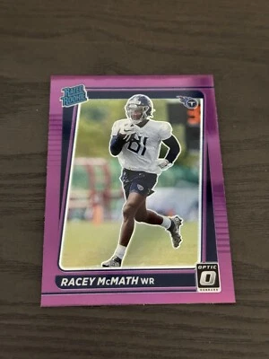 2021 Panini Donruss Rated Rookie Optic Holo Purple Preview P-316 RACEY McMATH RC - Image 1 of 4