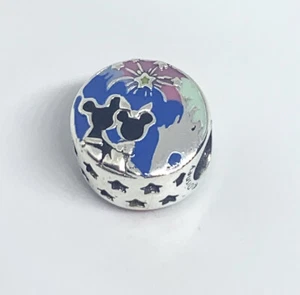 AUTHENTIC PANDORA MICKEY &MINNIE MOUSE HAPPILY EVER AFTER FIREWORKS CHARM + BOX - Picture 1 of 3