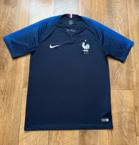 France National Team 2018 2019 Home Soccer Jersey Shirt Nike Men's Size M - Picture 1 of 10