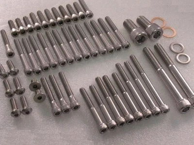Stainless Steel UNC Allen Bolt Kit for Buell X1 Lightning 1998-02 Engine Covers - Image 1 of 4