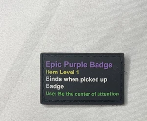 Epic Purple Badge Blizzcon 2019 Badge Patch Blizzard Rare - Picture 1 of 1