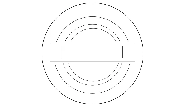 Tapa central original Nissan 40342-JF50A Foto 1 de 2