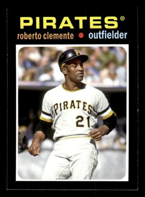 2013 TOPPS UPDATE ROBERTO CLEMENTE TM-42 1971 TOPPS MINIS PITTSBURGH PIRATES - Image 1 of 2