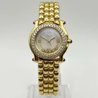 Reloj Chopard Happy Sport Mujer 26mm Oro 18K Esfera Blanca Ref. Cuarzo 27/6151-21 Foto 1 de 4
