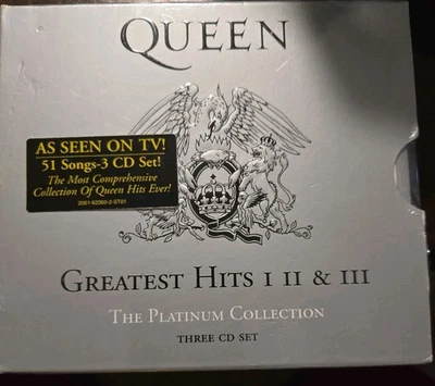 Greatest Hits I, II & III: the Platinum Edition by Queen (CD, 2002) NEW Sealed — 第 1/2 张图片