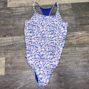 Athleta Girl Santorini Energy One Piece Bathing Suit Size Large 12 - Picture 1 of 4