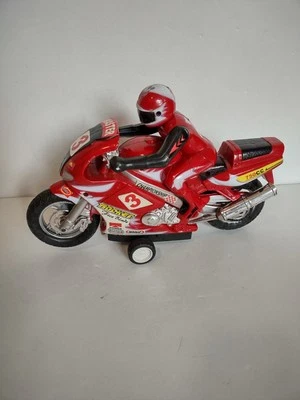 Friction Powered Red Racing Motorcycle Bike Toy - Image 1 of 4
