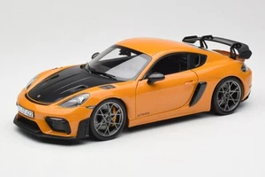 187252 Porsche Cayman GT4 RS Weissach Package 982 Bahama Yellow Norev 1 - Bild 1 von 8