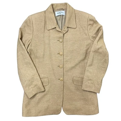 Diana Gallesi Brown Coat Italian Womens Large - Image 1 of 4