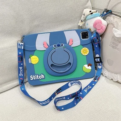 For iPad 11th A16 10th 10.9" 9 8 mini 7 6 Air Pro 11 Stitch Kid Stand Case Cover - Image 1 of 4