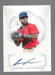 KAELEN CULPEPPER 2024 Leaf Trinity Silver AUTO #3/3 Twins - Picture 1 of 2