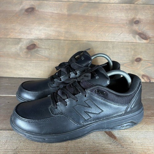 scarpe uomo new balance 813 taglia 8 5 nere pelle sneakers comode da passeggio