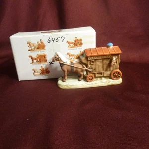  Pferd & Tierarztwagen von Lefton Porzellan Figur - NEU im Originalkarton - Bild 1 von 7