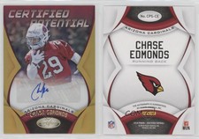 2018 Certified Potential Signatures Mirror Gold /25 Chase Edmonds Rookie Auto RC