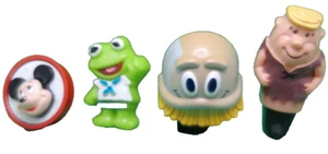 Mickey Mouse Kermit Frog Scrubbing Bubbles Barney Flintstones nightlight lot 4 - Picture 1 of 4