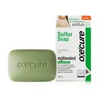 Oxe&#39;Cure Sulfur Soap Clean Reduce Acne Treatment Face Back &amp; Chest Skin 100g.