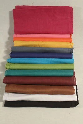 Tuch Bikertuch Halstuch Einfarbig Uni viele Farben 100%BW dünnes Gewebe 95x95 cm