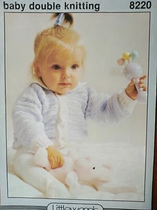 Babies garter stitch Ridge-Cardigan- Littlewoods -beautiful pattern no8220(G) - Picture 1 of 1