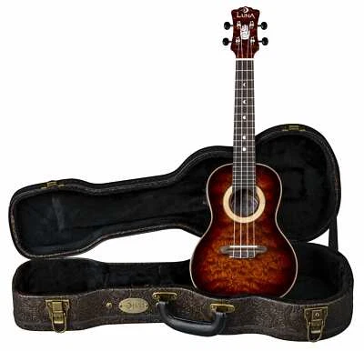 Luna Guitars 15th Anniversary, 4-String Concert A/E Ukulele w/ Case, UKE 15TH C - Image 1 of 4