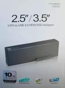 Hotway SATA HDD/SSD Disk Drive to USB 3.0 Adapter External Converter Kit Black - Picture 1 of 6
