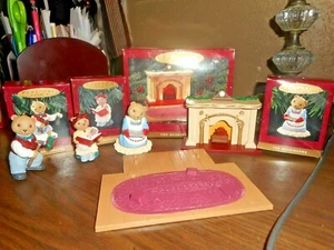 Hallmark 1993 Bearingers Kamin & 3 Bären zu diesem Set - Bild 1 von 12