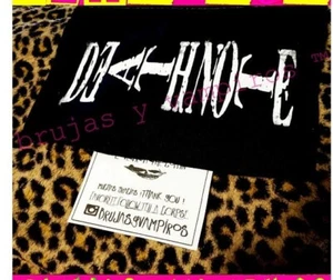 death note patch sew on black white ink patch punk patch - Picture 1 of 2