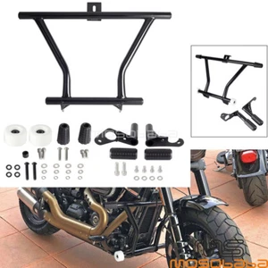 Passenger Peg Crash Bar Engine Guard Kit For Harley Softail Standard FXST 20-24 - Picture 1 of 10