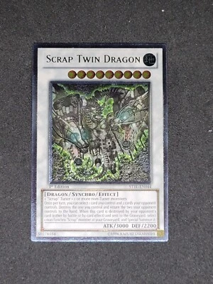 Yu-Gi-Oh! Scrap Twin Dragon STBL-EN044 Ultimate Rare 1st Edition LP - Image 1 of 2