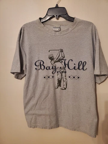 Vintage Bay Hill Shirt size Large Golf Club  Made in USA Arnold Palmer Cover