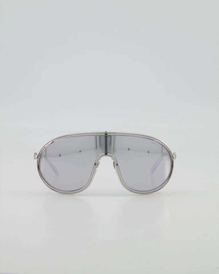 Gafas de sol Moncler Vangarde plateadas con espejo Foto 1 de 3