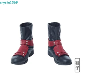 Deadpool Cosplay Costume Red Deadpool suit Jumpsuit Halloween Accessories Shoes - Picture 1 of 23