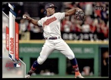 2020 Update Base #U-143 Francisco Lindor - Cleveland Indians