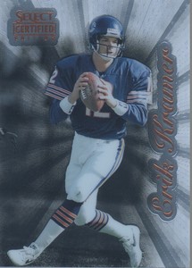 1996 Select Certified Football Premium Stock #11 Erik Kramer