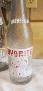 Very Rare Wyoming Beverages Refreshing Soda Pop Glass Bottle - Picture 1 of 7