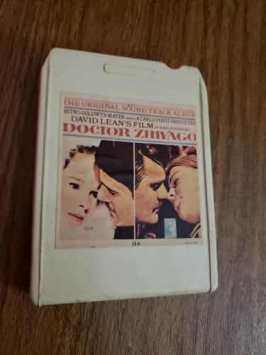 Kaseta 8 ścieżek Doctor Zhivago MGM TL-13-6 CLASSIC Oryginalna ścieżka dźwiękowa Nieprzetestowana