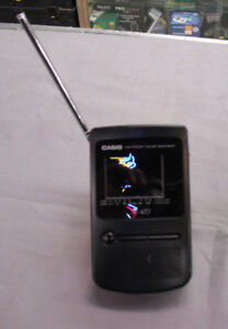 Vintage CASIO MODEL#TV-470 portable Hand Held TV FREE SHIPPING