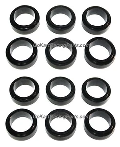 12) Wheel Spacer Kit BA 17mm Spindle Hub Spacers 10mm Thick Go Kart Racing - Picture 1 of 6