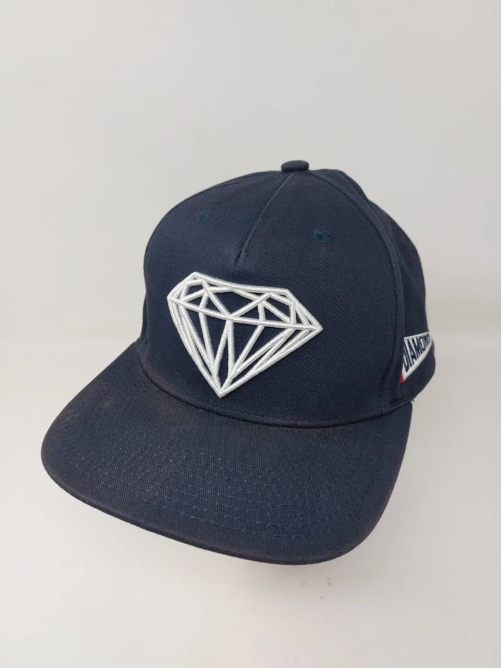Gorra ajustable Diamond Supply descolorida con cierre a presión Foto 1 de 4