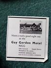 L1v Ephemera 1970s advert gay Gordon motel Nigg