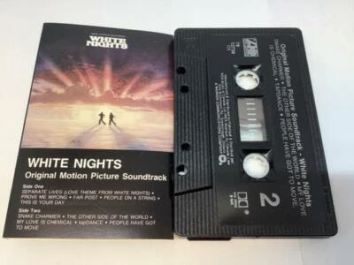 WHITE NIGHTS Cassette Tape ORIGINAL MOTION PICTURE SOUNDTRACK 1985 78-12734 - Image 1 of 4