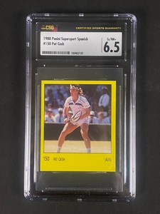 1987 Panini Supersport Spanish - Pat Cash #150 - CSG 6.5