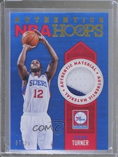 2013-14 NBA Hoops Authentics Memorabilia Prime /25 Evan Turner #58