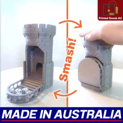 Smash! Auto-Reload Dice Tower Warhammer Dungeons and Dragons DND RPG miniature - image 1 of 4