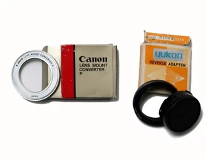 Yukon Reverse Adapter Canon FD mount to 55mm - Picture 1 of 1