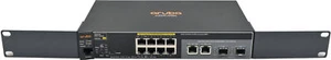 HP Aruba 2530-8G J9774A 8-Port RJ-45 PoE+ GE Switch 2x 1G RJ-45 2x 1G SFP +Ears - Bild 1 von 6