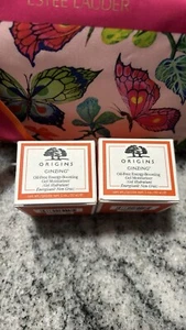2 pezzi full-size Origins GinZing crema idratante gel energizzante senza olio 1 oz nuovo - Foto 1 di 3