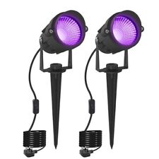 Black Light UV Lights LED Ultraviolet Floodlight Outdoor indoor 2 Pack
